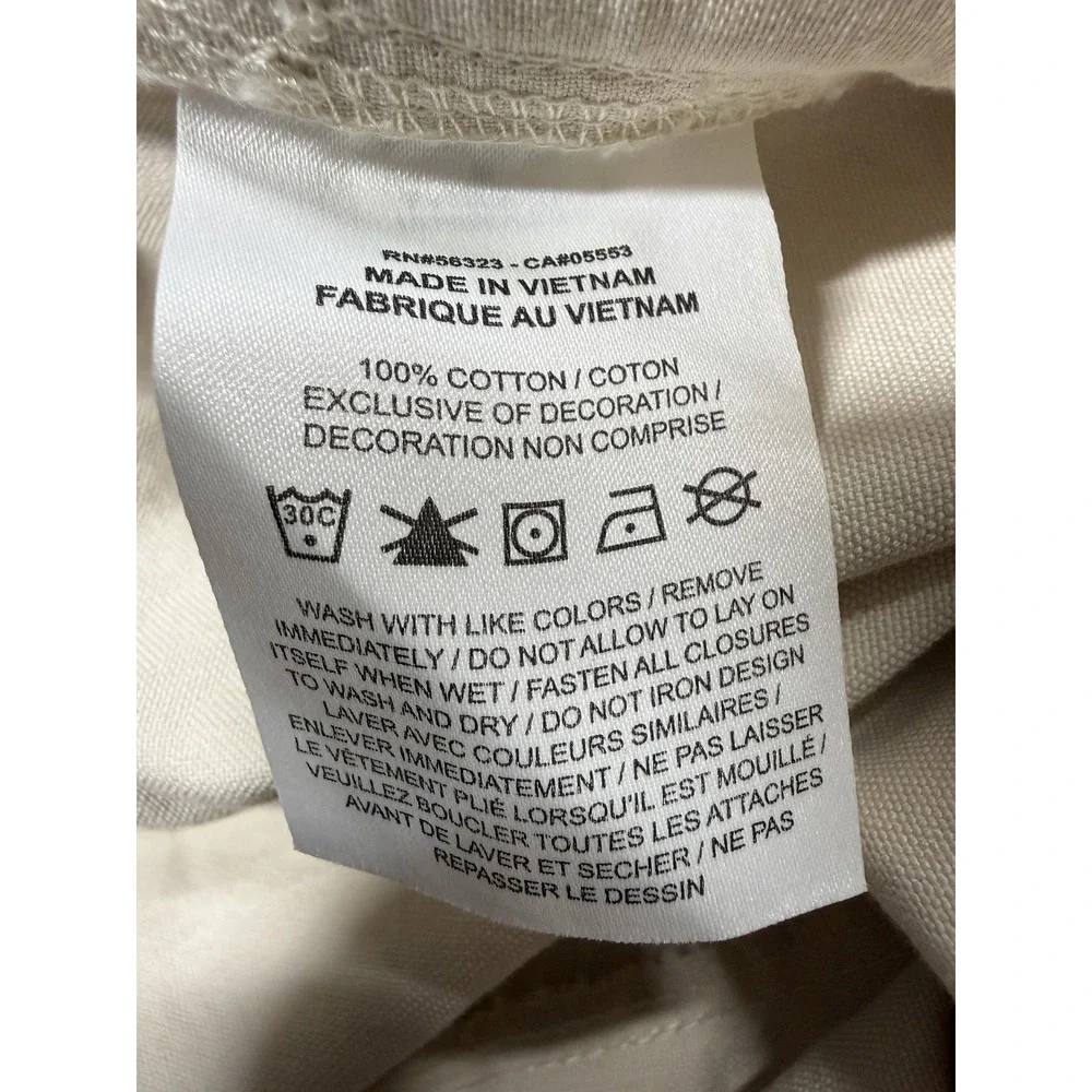 Nike Jordan Cargo Pants Mens 32x31 Beige Canvas Straight Leg Casual FV7098-203